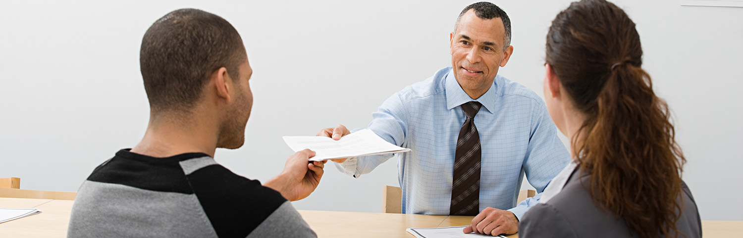 People in a meeting